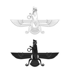 Ancient Sumerian Symbol Faravahar