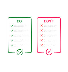 Do And Dont Infographic Template Frame