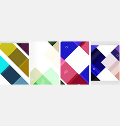 Square Abstract Poster Set