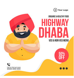 Banner Design Of Highway Dhaba