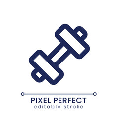 Dumbbell Pixel Perfect Linear Ui Icon