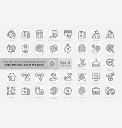 Pack Icon Shopping Commerce 03