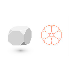 Truncated Cube Is A Geometric Figure Hipster