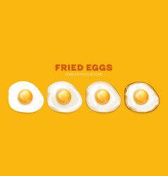 Fried Egg Stages