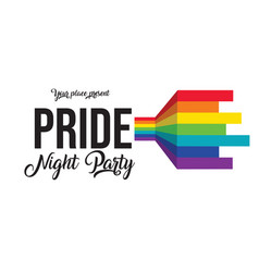 Pride Night Party Web Banner Flyer Design