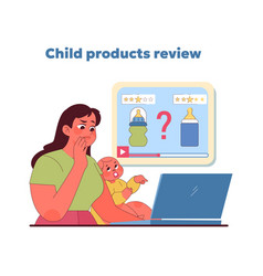 Child Products Review Concept