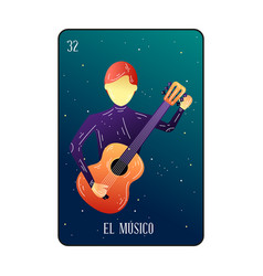 Loteria Musician Card