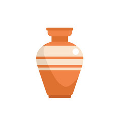 Amphora Urn Icon Flat Vase Pot