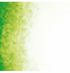 Green Hexagon Background Mosaic Style