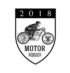 Motorcycle Service 2018 Man Riding Back