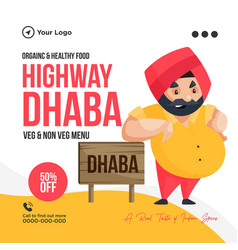 Banner Design Of Highway Dhaba