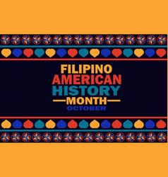 Filipino American History Month October