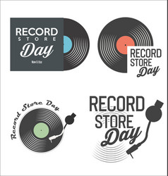 Retro Vinyl Record Store Day Background