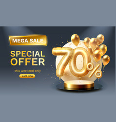 Special Offer Sale 70 Ballon Mega Sale Golden