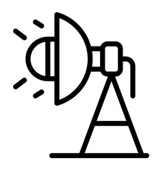 Cinema Flash Light Icon Outline Car Screen