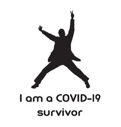 I Am A Covid 19 Survivir Typography T Shirt