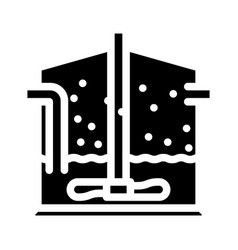 Anaerobic Digestion Biomass Energy Glyph Icon