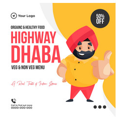 Banner Design Of Highway Dhaba