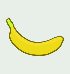 Single Fruit Banana Clip Art