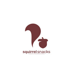 Squirrel Nuts Logo Template Design