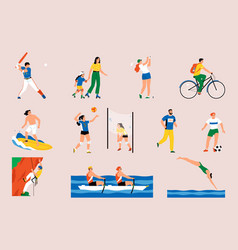 Summer Sports Icon Set