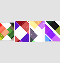 Square Abstract Poster Set