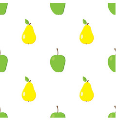 Summer Seamless Pattern With Apples