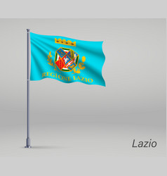 Waving Flag Lazio - Region Italy