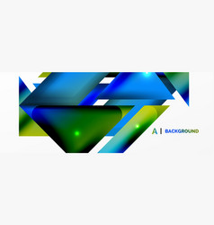 Dynamic 3d Geometric Abstract Background