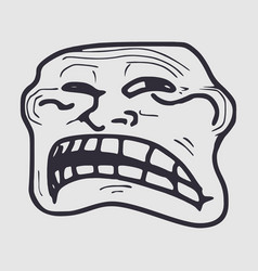 Internet Meme Trollface Design