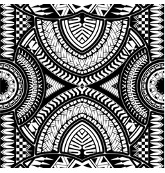 Maori Style Black And White Tattoo Seamless