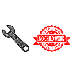 Textured No Child Work Seal And Network Spanner