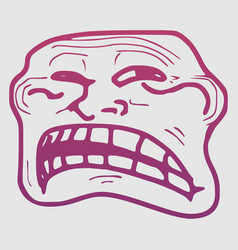 Internet Meme Trollface Design