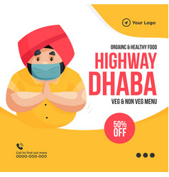 Banner Design Of Highway Dhaba