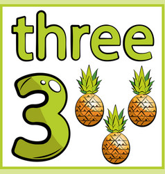 Three Pineapples