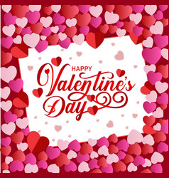 Happy Valentines Day Background Gradient Text