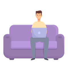 Home Sofa Work Icon Cartoon Online