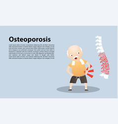 Old Man With Osteoporosis