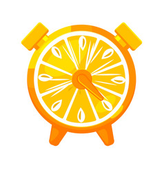 Orange Clock Game Icon For Animation And Ui