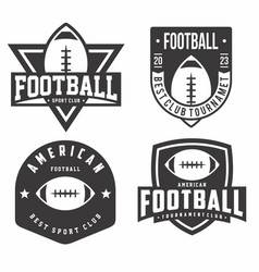 American Football Logo Collection Emblem