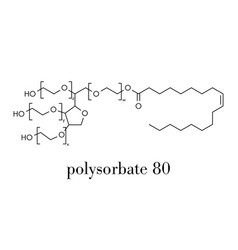 Polysorbate 80 Surfactant And Emulsifier Molecule