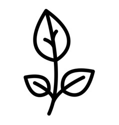 Spice Oregano Icon Outline Leaf Herb