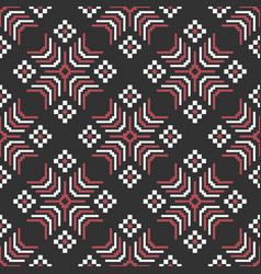 Abstract Floral Geometric Pattern