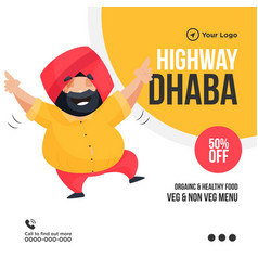 Banner Design Of Highway Dhaba