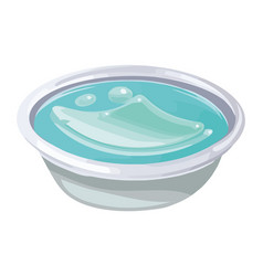 Blue Water In A Bowl