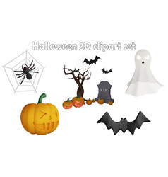 Halloween Clipart Element 3d Render