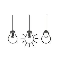 Three Light Bulbs Icon