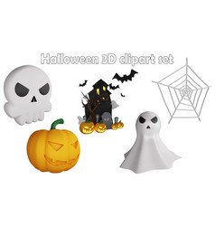 Halloween Clipart Element 3d Render