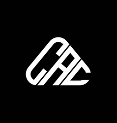 Cac Letter Logo Creative Design With Graphic