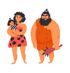 Primitive Cavemen Family Composition